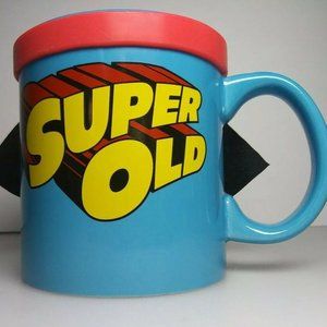 ICup Inc. 20oz Large "Super Old" Ceramic Coffee Mug w/ Removable Cape 4"x 4.5"